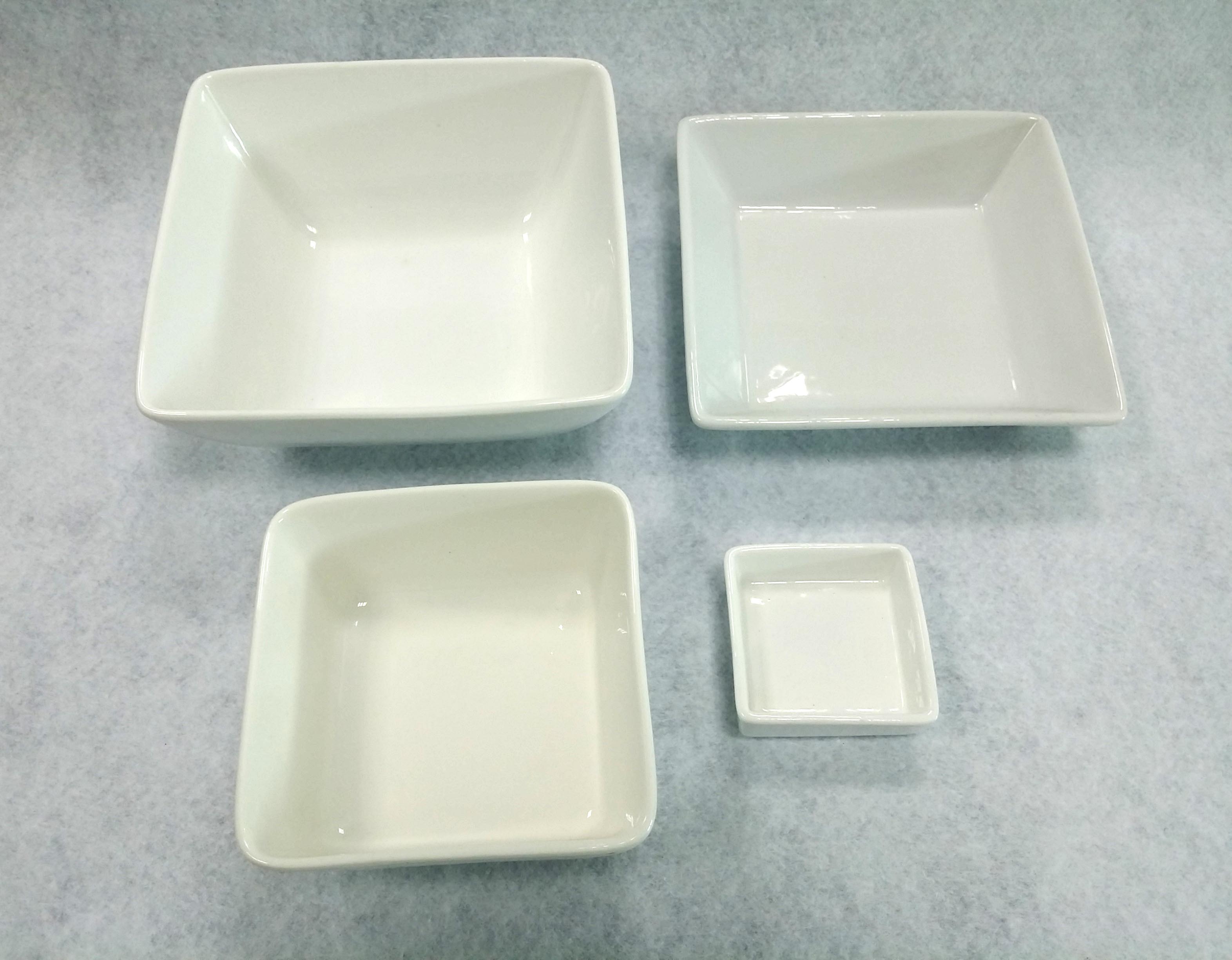 方瓷盘4种